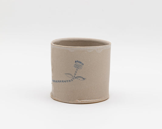 HAND-PAINTED CERAMIC ROCKS CUP - #497