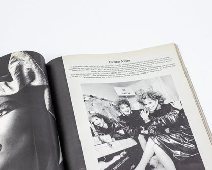 VINTAGE INTERVIEW MAGAZINE -  APRIL 1986 CYNDI LAUPER