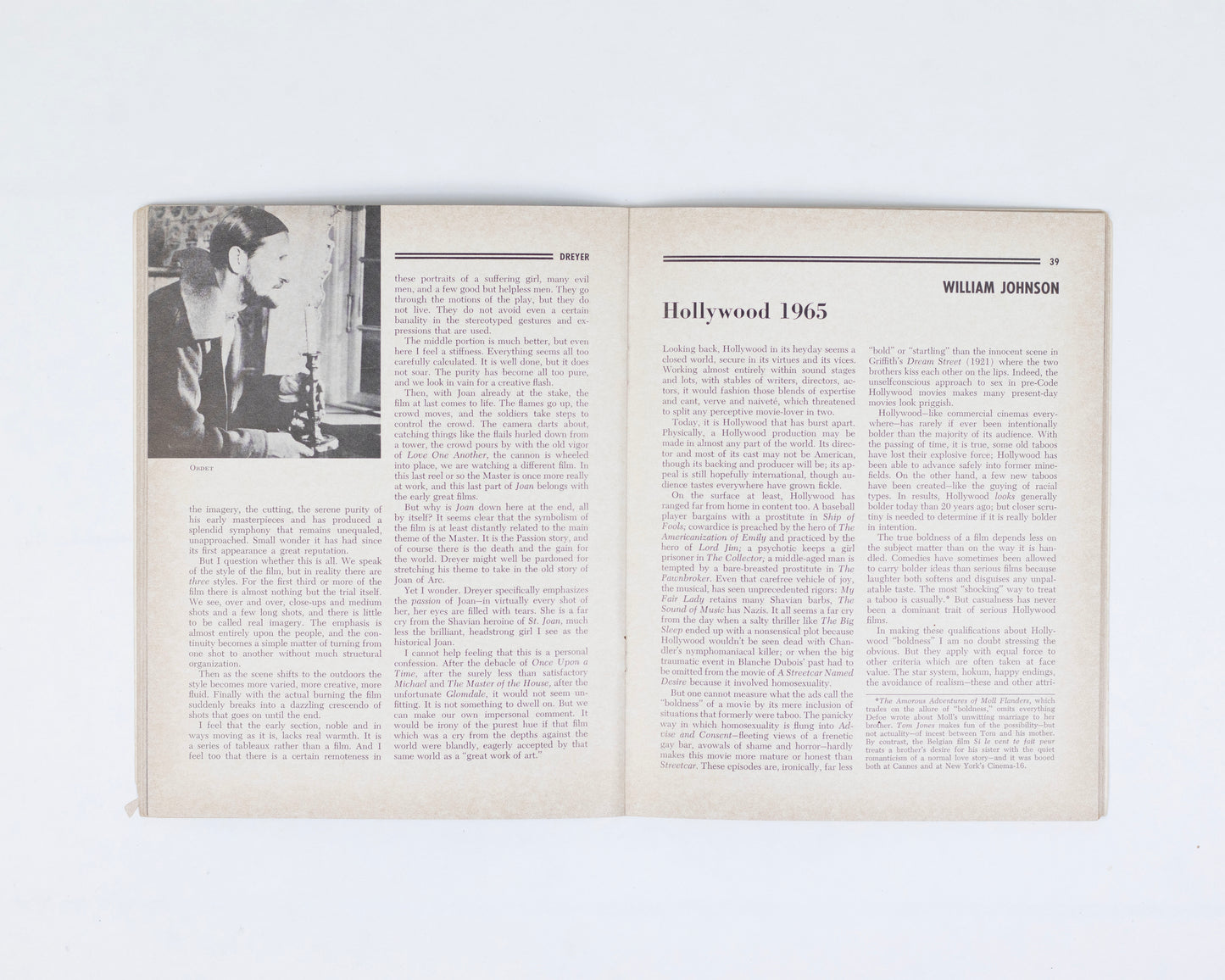 VINTAGE "FILM QUARTERLY" MAGAZINE - FALL 1965
