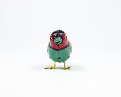 VINTAGE TIN WIND-UP BIRD TOY
