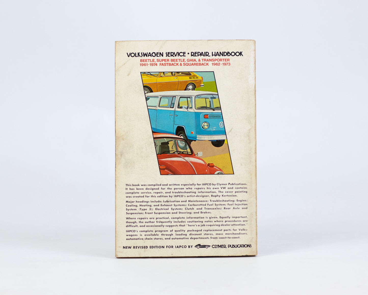 VINTAGE VOLKSWAGEN SERVICE REPAIR HANDBOOK 1961-1974