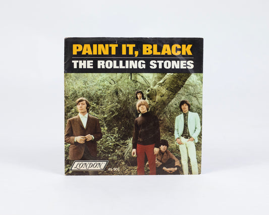 VINTAGE 1966 45 RPM SINGLE VINYL "PAINT IT, BLACK"/"STUPID GIRL" BY THE ROLLING STONES