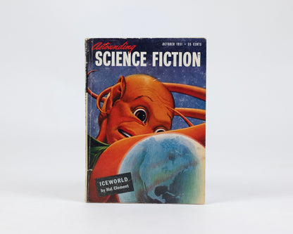 VINTAGE "ASTOUNDING SCIENCE FICTION" MAGAZINE - OCTOBER 1951