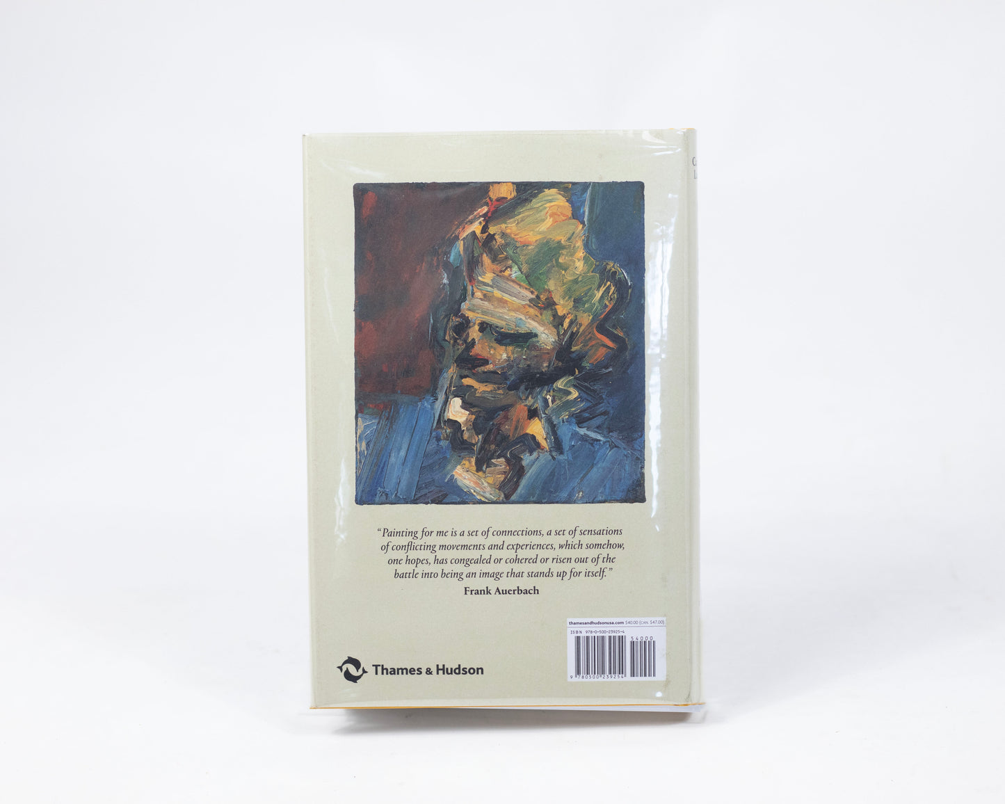 HARDCOVER COPY OF "FRANK AUERBACH: SPEAKING AND PAINTING" BY CATHERINE LAMPERT