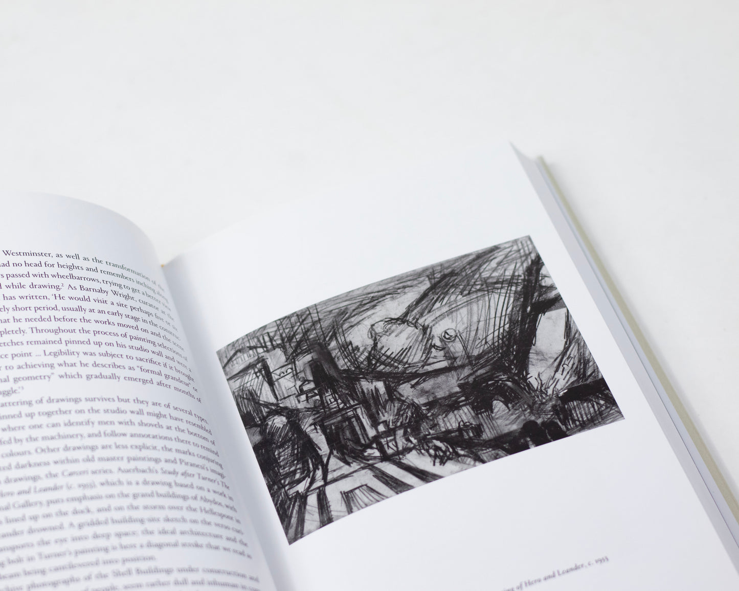 HARDCOVER COPY OF "FRANK AUERBACH: SPEAKING AND PAINTING" BY CATHERINE LAMPERT