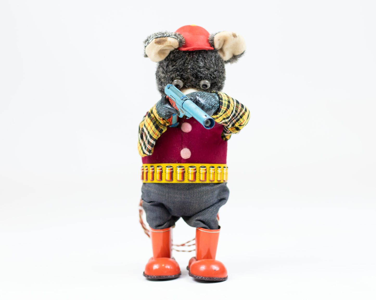 VINTAGE 1950S SAN MARUSAN "SHOOTING BEAR" TOY
