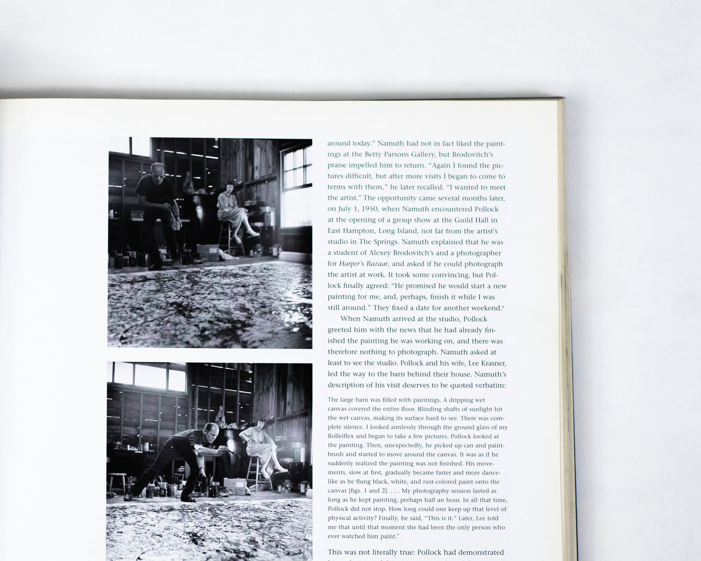 VINTAGE 1998 COPY OF "JACKSON POLLOCK" BY KIRK VARNEDOE