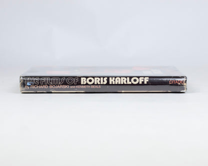 VINTAGE 1974 COPY OF "THE FILMS OF BORIS KARLOFF" BY RICHARD BOJARSKI AND KENNETH BEALS