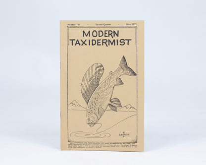 VINTAGE "MODERN TAXIDERMIST" MAGAZINE - MAY 1971 #191