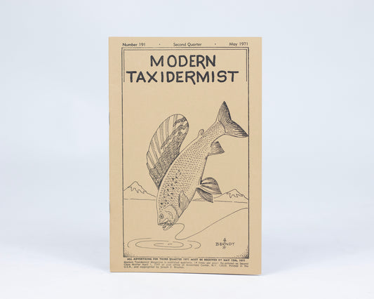 VINTAGE "MODERN TAXIDERMIST" MAGAZINE - MAY 1971 #191