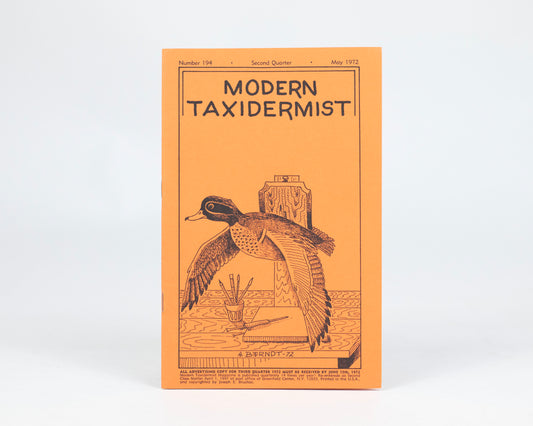 VINTAGE "MODERN TAXIDERMIST" MAGAZINE - MAY 1972 #194