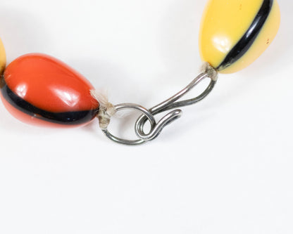 VINTAGE BAKELITE BEADED BRACELET - 1930S-40S