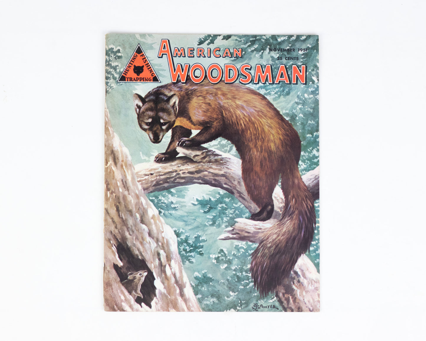 VINTAGE "AMERICAN WOODSMAN" MAGAZINE - NOVEMBER 1951