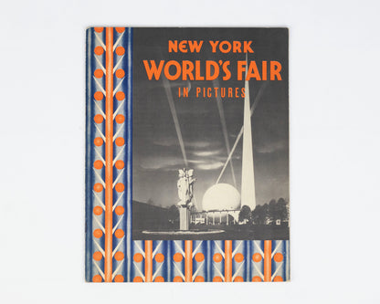 VINTAGE 1939 "NEW YORK WORLD'S FAIR IN PICTURES" MAGAZINE