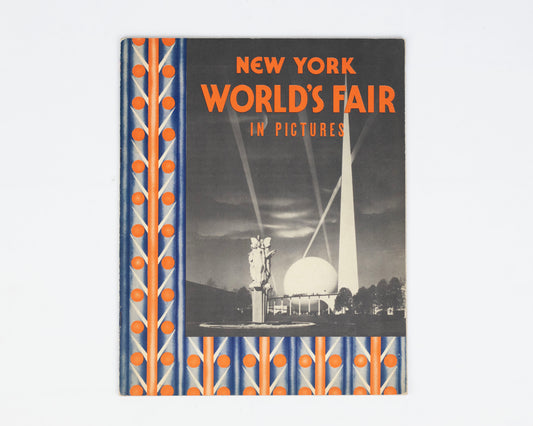 VINTAGE 1939 "NEW YORK WORLD'S FAIR IN PICTURES" MAGAZINE