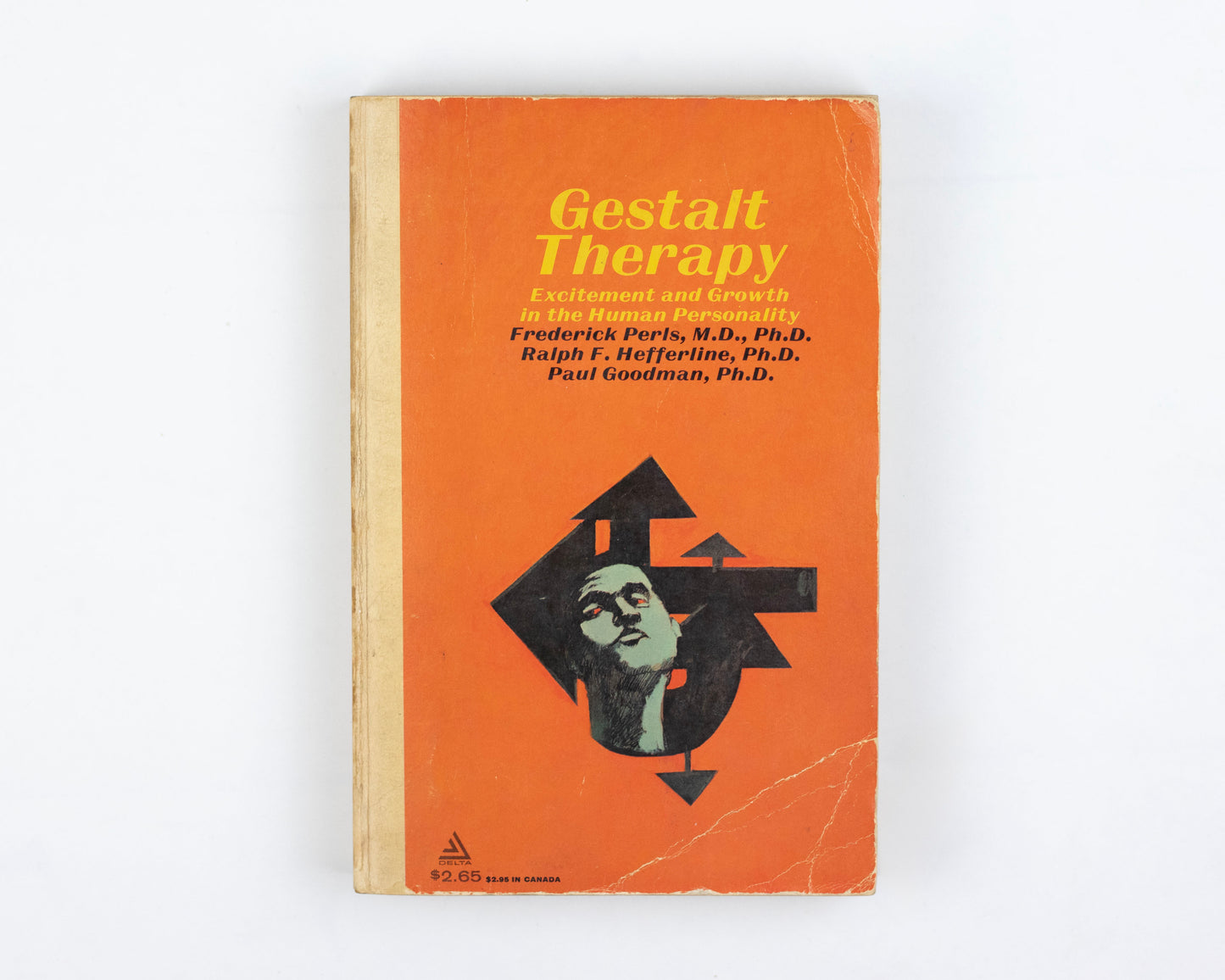 VINTAGE 1951 COPY OF "GESTALT THERAPY" BY FREDERICK PERLS, RALPH HEFFERLINE, AND PAUL GOODMAN