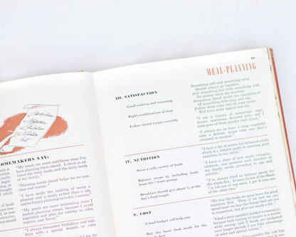 VINTAGE 1950 FIRST EDITION COPY OF "BETTY CROCKER'S PICTURE COOK BOOK"
