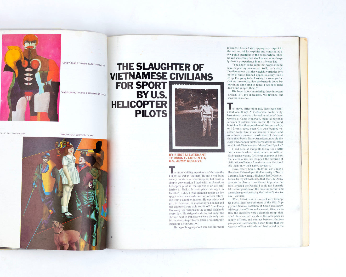 VINTAGE "AVANT GARDE" MAGAZINE - JANUARY 1968 #1