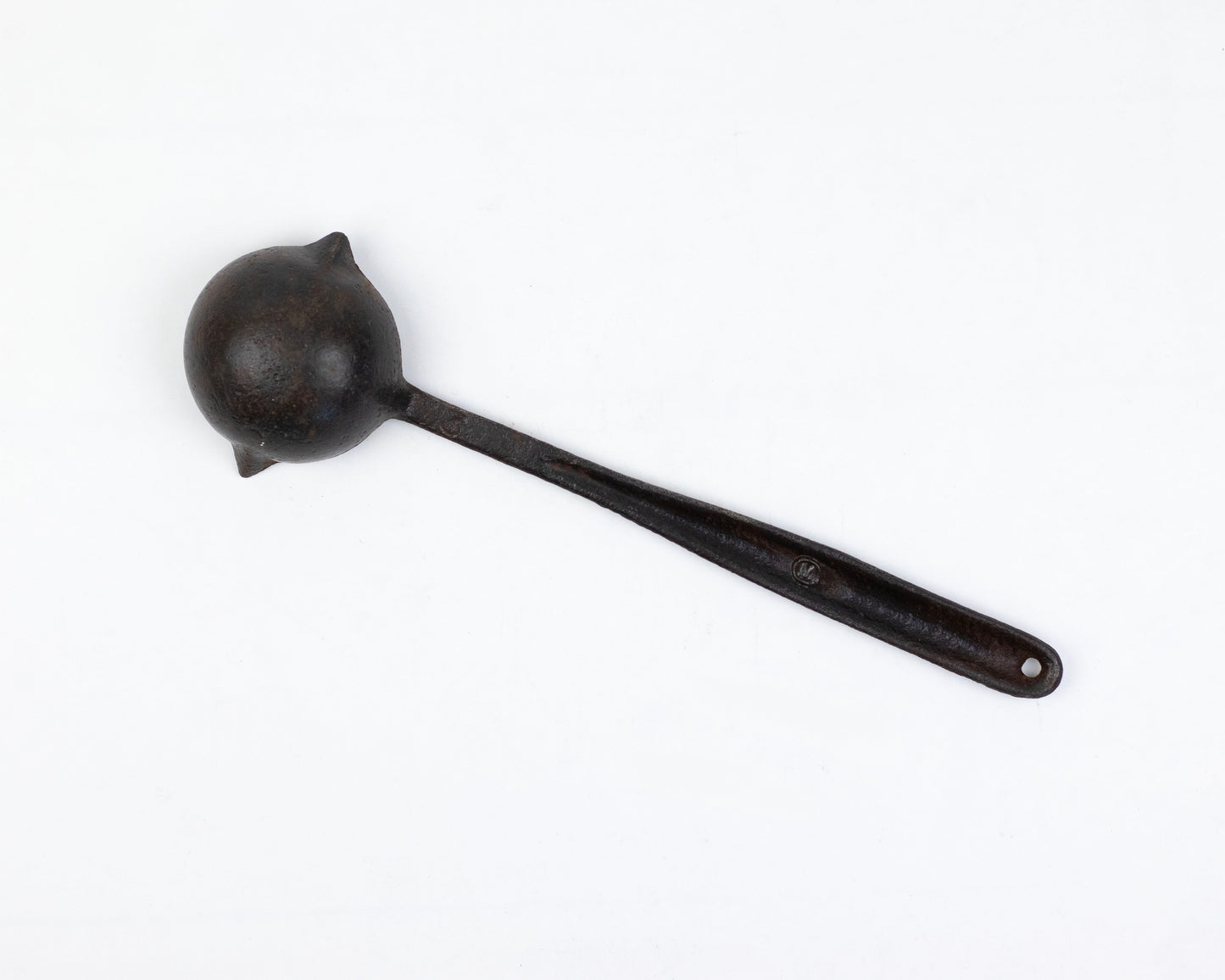VINTAGE CAST IRON SMELTING LADLE