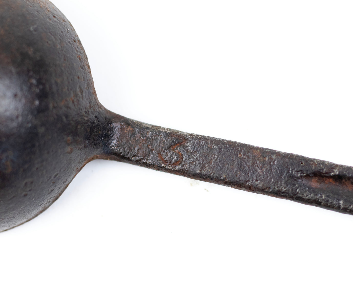 VINTAGE CAST IRON SMELTING LADLE