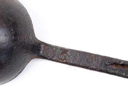 VINTAGE CAST IRON SMELTING LADLE