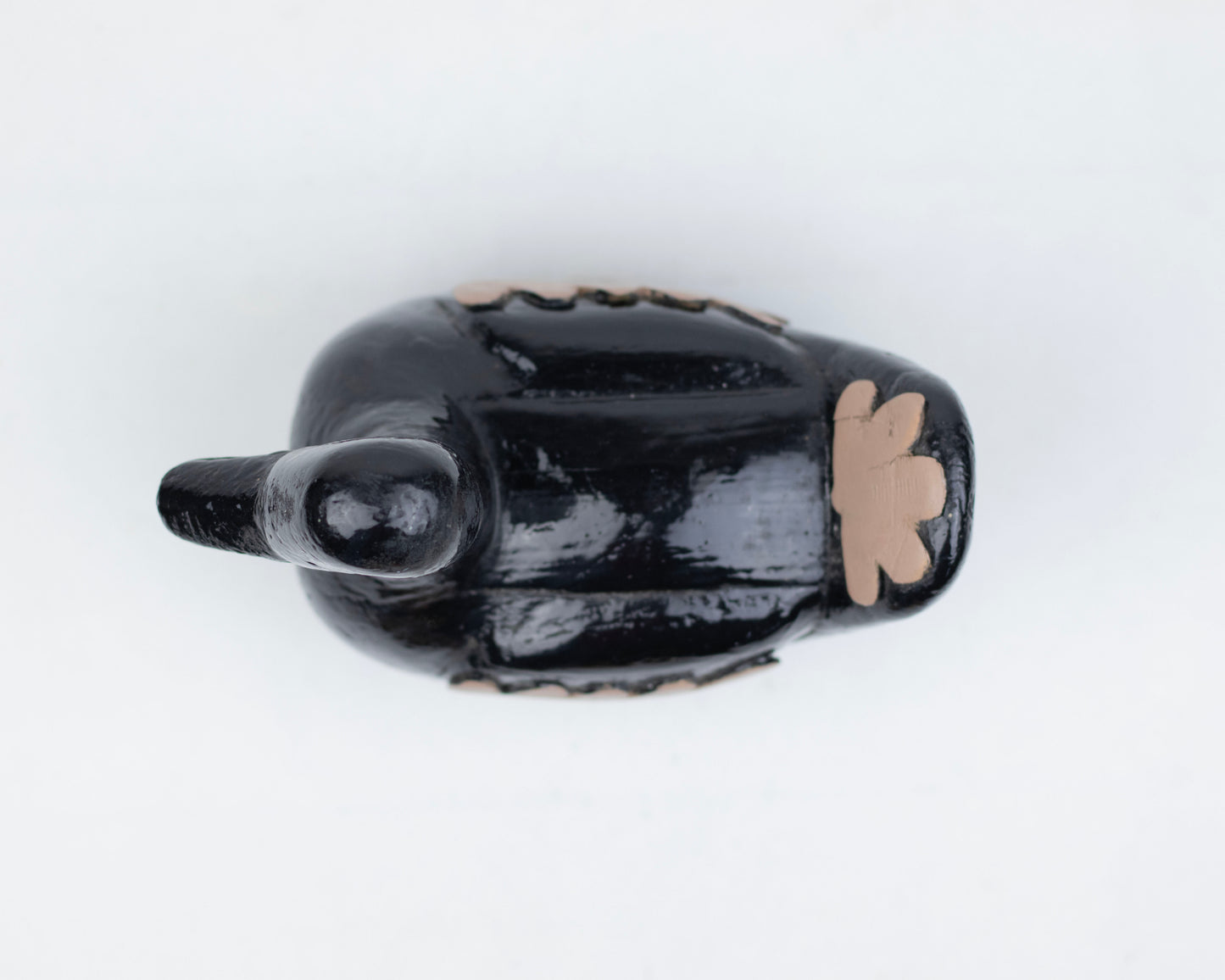 VINTAGE WOODEN DUCK FIGURINE