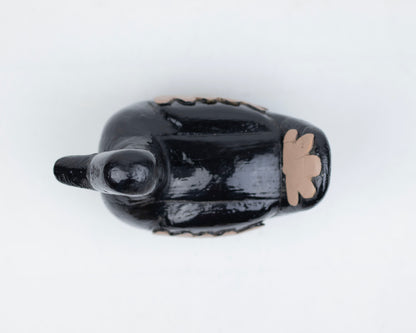 VINTAGE WOODEN DUCK FIGURINE