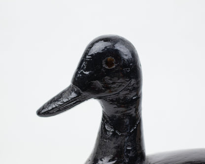 VINTAGE WOODEN DUCK FIGURINE