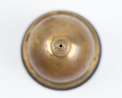 VINTAGE BRONZE PLUMB BOB WITH WOODEN CASE