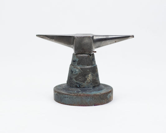 VINTAGE MINIATURE DOUBLE-HORN JEWELER'S ANVIL