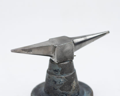 VINTAGE MINIATURE DOUBLE-HORN JEWELER'S ANVIL