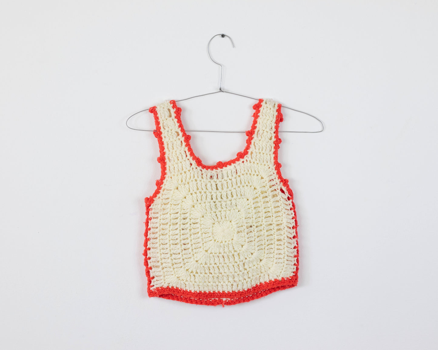 VINTAGE 1980S SESAME STREET CROCHET "ERNIE" VEST