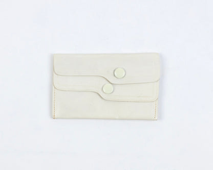 VINTAGE LACE KNIT PURSE WITH LEATHER CARDHOLDER