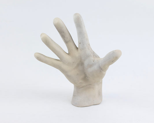 XL VINTAGE DECORATIVE RIGHT HAND SCULPTURE