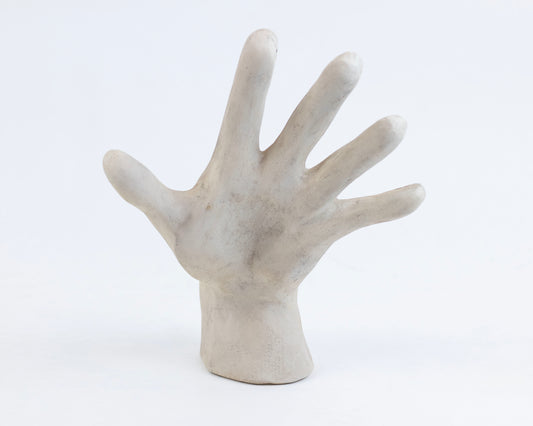 XL VINTAGE DECORATIVE LEFT HAND SCULPTURE