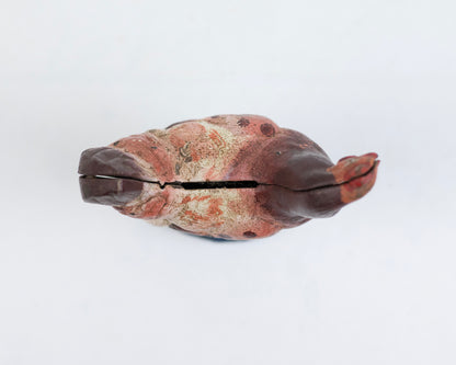 VINTAGE MID-CENTURY CAST IRON CHICKEN COIN BANK