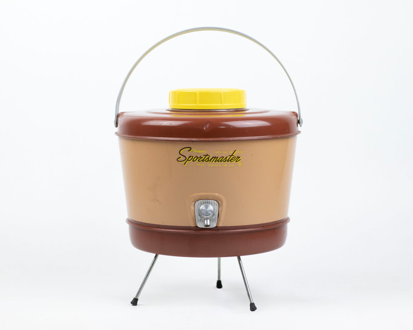 VINTAGE MID-CENTURY SPORTSMASTER ONE GALLON PICNIC COOLER