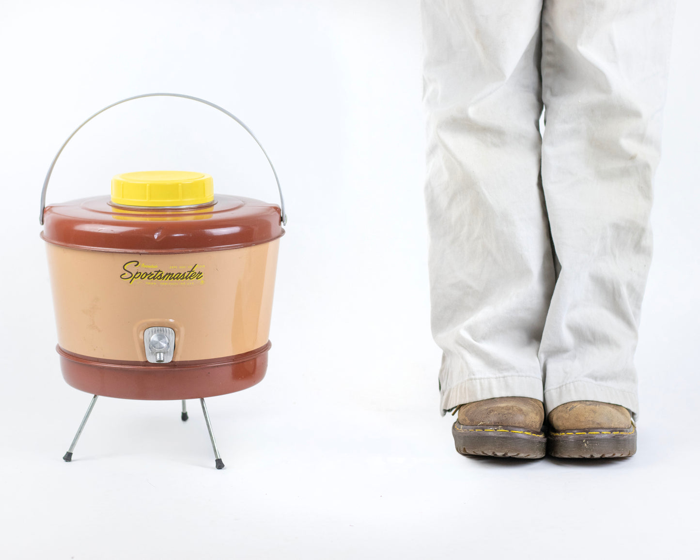 VINTAGE MID-CENTURY SPORTSMASTER ONE GALLON PICNIC COOLER