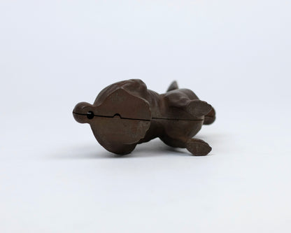 VINTAGE A.C. WILLIAMS CAST IRON RABBIT COIN BANK