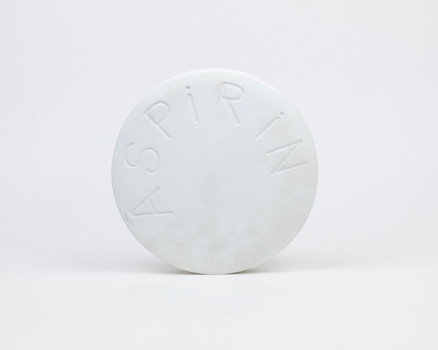 LARGE VINTAGE PLASTER ASPIRIN SCULPTURE