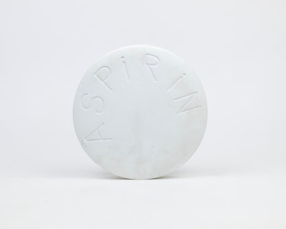 LARGE VINTAGE PLASTER ASPIRIN SCULPTURE