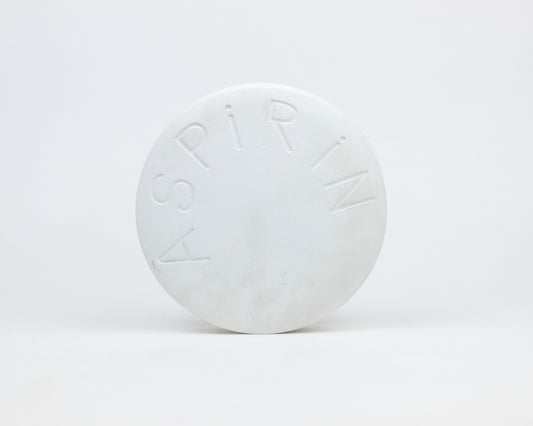 LARGE VINTAGE PLASTER ASPIRIN SCULPTURE