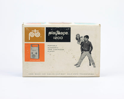 VINTAGE 1960S PLAYTAPE MODEL 1200 WITH BOX