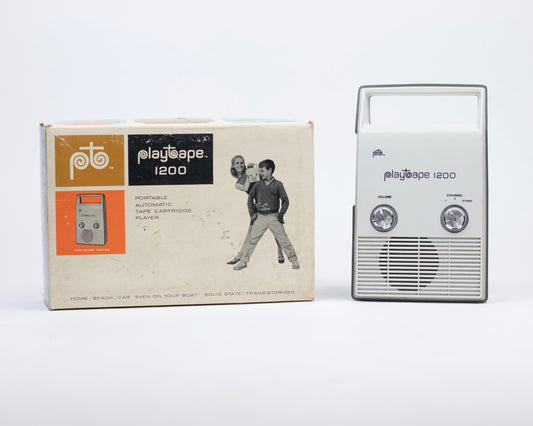 VINTAGE 1960S PLAYTAPE MODEL 1200 WITH BOX