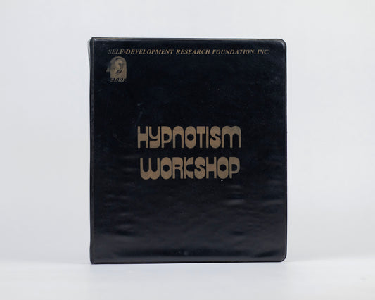 VINTAGE 1980 "HYPNOTISM WORKSHOP" BINDER KIT EDITED BY ARTHUR SONTGED