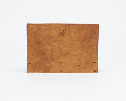 VINTAGE WWII WOODEN RELIEF CARVING BY BRITISH PRISONER OF WAR