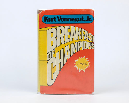 VINTAGE 1973 1ST ED. COPY OF "BREAKFAST OF CHAMPIONS" BY KURT VONNEGUT JR.