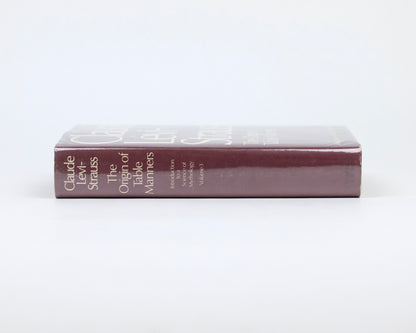 VINTAGE 1978 COPY OF "THE ORIGIN OF TABLE MANNERS" BY CLAUDE LÉVI-STRAUSS