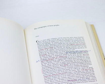 VINTAGE 1964 COPY OF "HISTORY OF CARTOGRAPHY" EDITED BY R.A. SKELTON