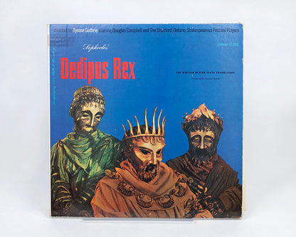 2012 2-LP SET OF SOPHOCLES' "OEDIPUS REX" PERFORMED BY THE STRATFORD SHAKESPEAREAN FESTIVAL PLAYERS